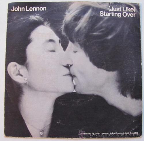 Discos de vinilo: JOHN LENNON - JUST LIKE STARTING OVER - SINGLE 1980 - Foto 1