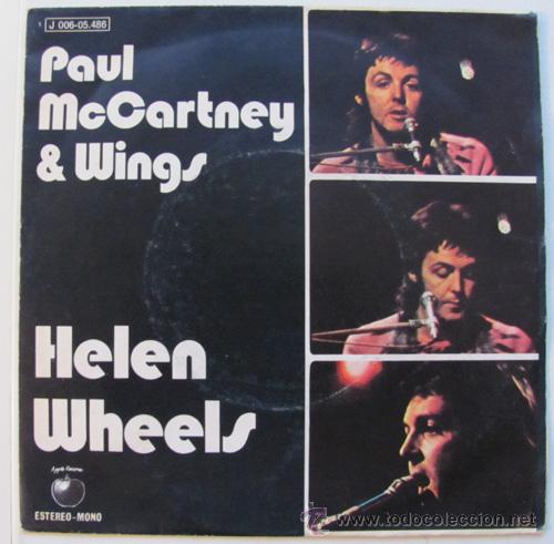 Discos de vinilo: PAUL McCARTNEY - HELEN WHEELS - SINGLE APPLE 1973 - Foto 1