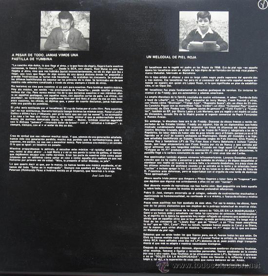 Discos de vinilo: Solos en la Madrugada BSO 2 LP RCA 1978 - Foto 2