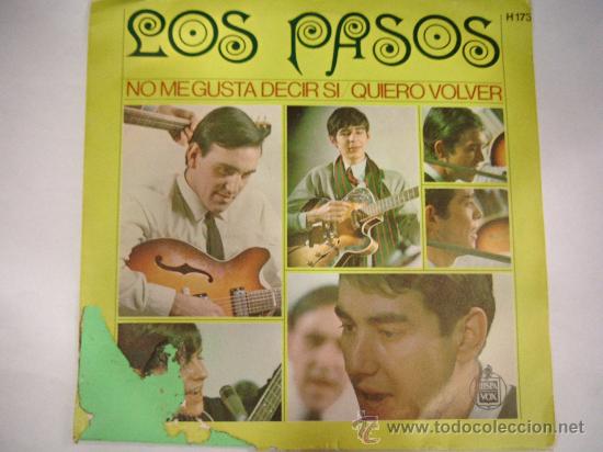 Discos de vinilo: LOS PASOS,NO ME GUSTA DECIR SI - Foto 1