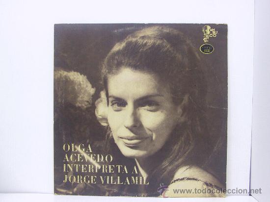 Dischi in vinile: OLGA ACEVEDO - INTERPRETA A JORGE VILLAMIL - RARO ORIGINAL COLOMBIANO - BAMBUCO