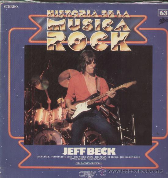 Disques de vinyle: jeff beck-colecci&oacute;n historia de la musica rock