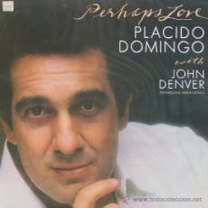 Discos de vinilo: PERHAPS LOVE PLACIDO DOMINGO CBS 1981. Lote 27341135