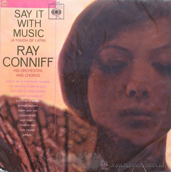 Discos de vinilo: Ray Conif &rdquo;Say with music&rdquo; CBS 1968 - Foto 1