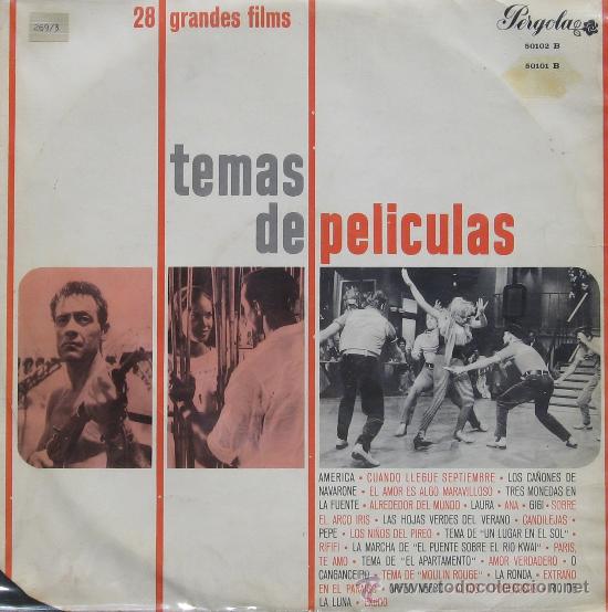 Discos de vinilo: Temas de peliculas Pergola 1967 - Foto 1
