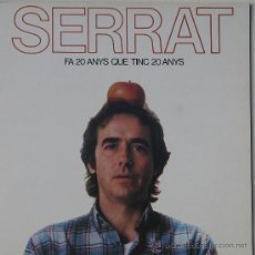 Discos de vinilo: HACE 20 AÑOS - SERRAT, JOAN MANUEL - ARIOLA 1983. Lote 24893334