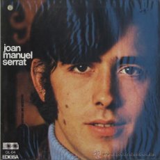 Discos de vinilo: SERRAT, JOAN MANUEL - EDIGSA 1968. Lote 24893407