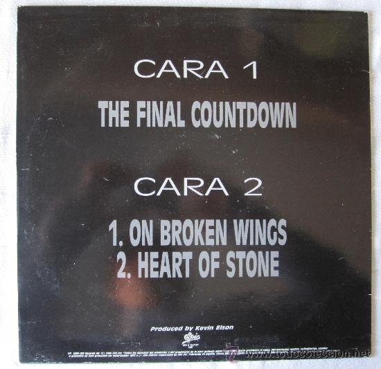 Discos de vinilo: EUROPE - THE FINAL COUNTDOWN - MAXI SINGLE EPIC 1986 - Foto 2