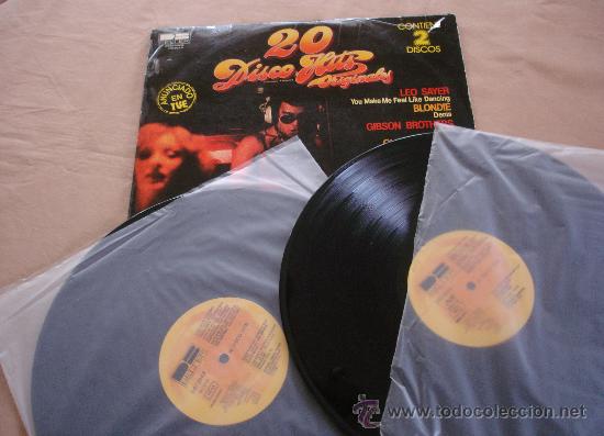 Discos de vinilo: 20 DISCO HITS ORIGINALES, 2 LP. - Foto 3