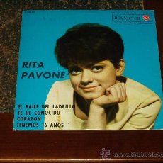 Discos de vinilo: RITA PAVONE EP EL BAILE DEL COCODRILO +3