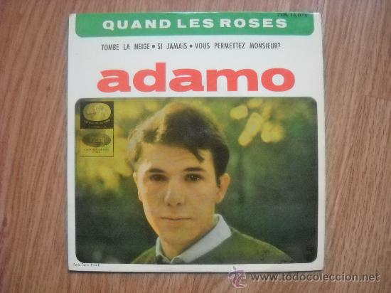 Discos de vinilo: ADAMO - TOMBE LA NEIGE + 3 - EP 1964 - Foto 1