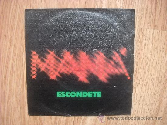 Discos de vinilo: MAM&Aacute; - SG. 1981 ESC&Oacute;NDETE + EL &Uacute;LTIMO BAR - CARPETA VG+ VINILO VG+