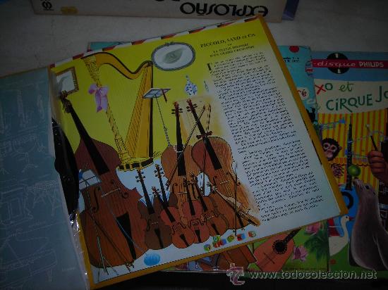 Discos de vinilo: Lote Vol. 1, 2, 3 Libro Disco en Franc&eacute;s. Philips. ENV&Iacute;O GRATIS. - Foto 2