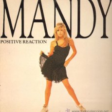 Discos de vinilo: MANDY - POSITIVE REACTION (2 VERSIONES) - MAXISINGLE 1987 - 