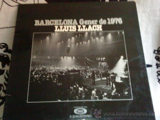 Discos de vinilo: LLUIS LLACH / BARCELONA GENER DE 1976 - Foto 1