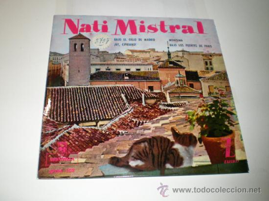 Discos de vinilo: SINGLE DE NATI MISTRAL - Foto 1