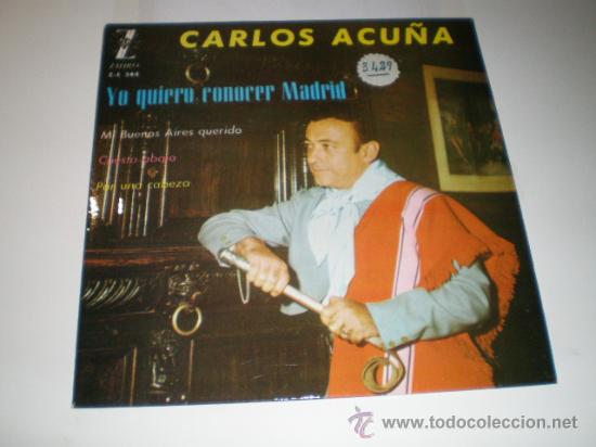 Discos de vinilo: SINGLE DE CARLOS ACU&Ntilde;A - Foto 1