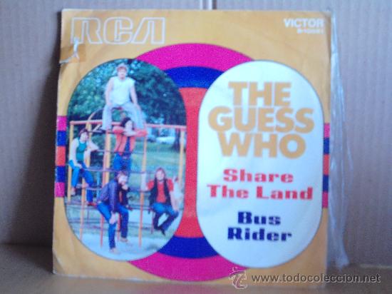 Discos de vinilo: THE GUESS WHO --- SHARE THE LAND - Foto 1