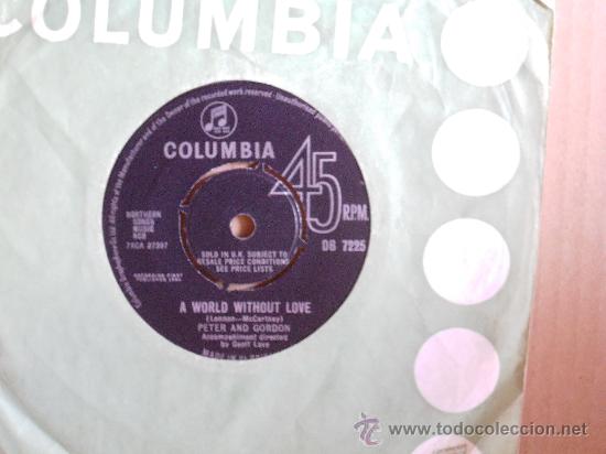 Discos de vinilo: PETER AND GORDON --- A WORLD WITHOUT LOVE - Foto 1