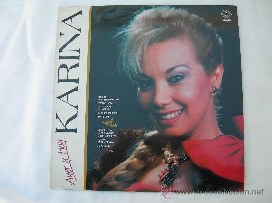 Discos de vinilo: LP KARINA // AYER Y HOY - Foto 1