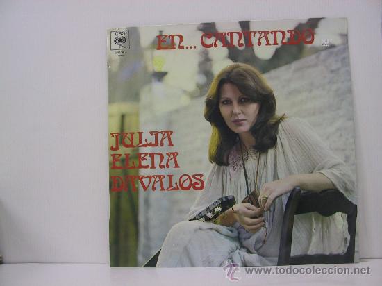 Discos de vinilo: JULIA ELENA DAVALOS - EN...CANTANDO - CBS 1979 - Foto 1