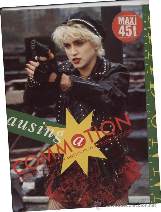 Discos de vinilo: LP MAXI 45 RPM / MADONNA / CAUSING A COMMOTION - Foto 1