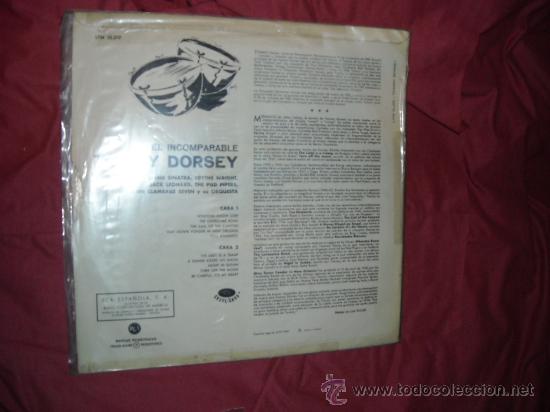 Discos de vinilo: EL INCOMPARABLE TOMMY DORSEY CON F.SINATRA..E.WRIGHT..J.LEONARD..ECT LP  RCA 1963 SPA - Foto 2