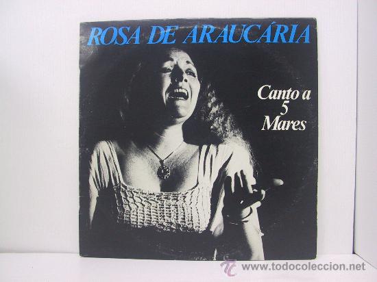 Disques de vinyle: ROSA DE ARAUCARIA - CANTO A 5 MARES - RARO EDICION BRASILE&Ntilde;A