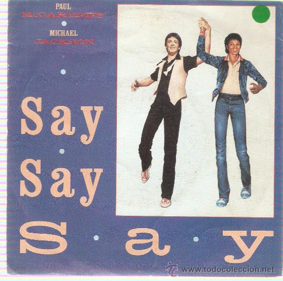 Discos de vinilo: SINGLE PAUL MCCARTNEY - MICHAEL JACKSON - SAY SAY SAY - Foto 1