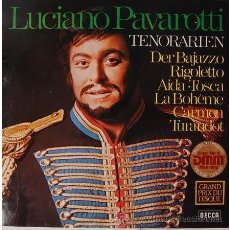 Discos de vinilo: LP PAVAROTTI TENORARIEN DE ALEMANIA