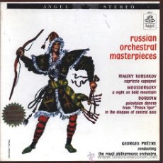 Discos de vinilo: LP RIMSKY KORSAKOV, MOUSSORGSKY, BORODIN RUSSIAN ORCHESTRAL MASTERPIECES
