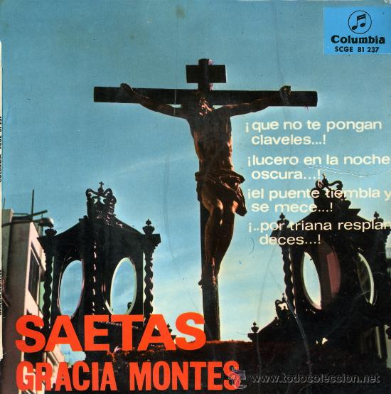 Discos de vinil: CRACIA MONTES. SAETAS