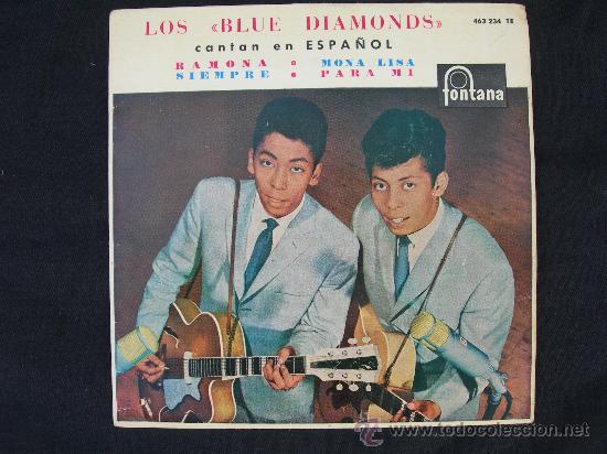 Discos de vinilo: LOS BLUE DIAMONDS // RAMONA + 3 - Foto 1