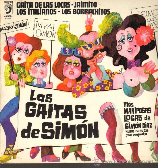 Discos de vinilo: Hugo Blanco - Las Gaitas de Sim&oacute;n - Lp 1978 - Foto 1