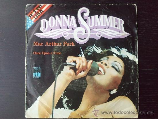 Discos de vinilo: DONNA SUMMER - MAC ARTHUR PARK - SINGLE VINILO 7&rdquo; - 2 TRACKS - 1978 - Foto 2