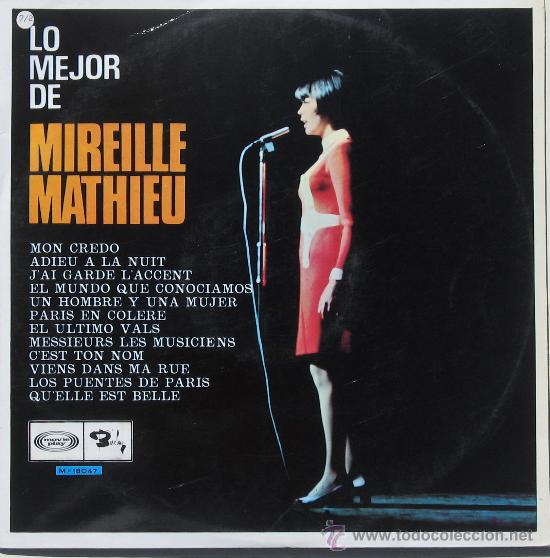Discos de vinilo: Miereille Mathieu - Movieplay1968 - Foto 1
