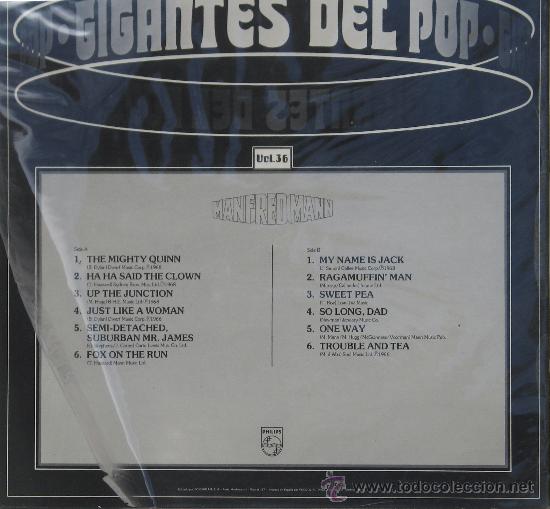 Discos de vinilo: Manfred Man Phillips1981 - Foto 2