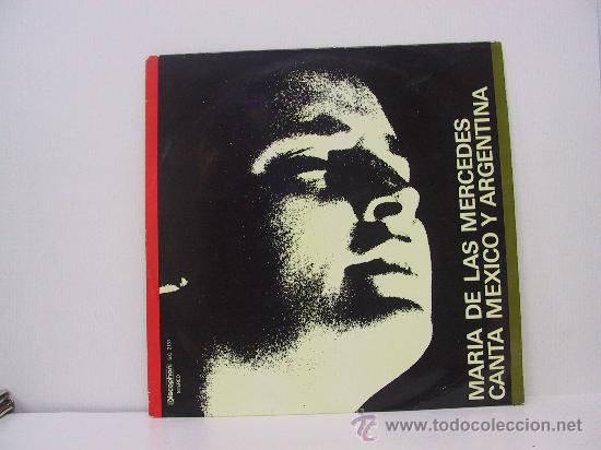 Dischi in vinile: MARIA DE LAS MERCEDES - CANTA MEXICO Y ARGENTINA - DISCOPHON 1971