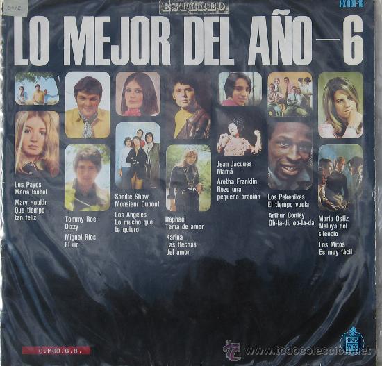 Discos de vinilo: Lo mejor del a&ntilde;o 6 Hispavox1969 - Foto 1