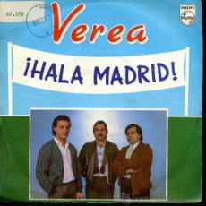 Discos de vinilo: VEREA - HALA MADRID / NO ESTA LA FLAUTA - SINGLE 1987