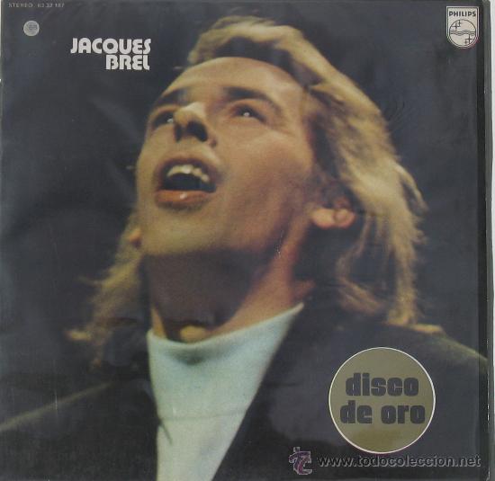 Discos de vinilo: Jacques Brel Disco de Oro Philips1976 - Foto 1