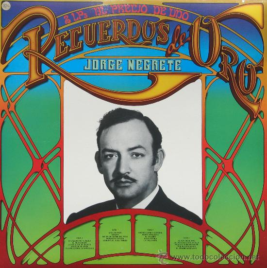 Discos de vinilo: Jorge Negrete	Mexicana	Doble LP Epic	1981 - Foto 1