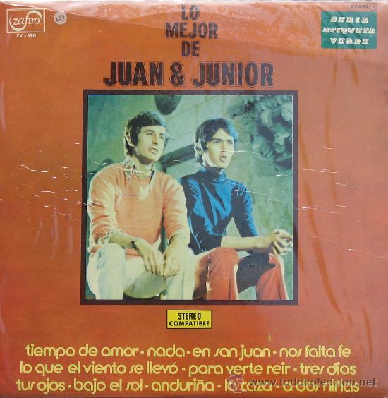 Discos de vinilo: Lo mejor de Juan y Junior - Zafiro	1976 - Foto 1