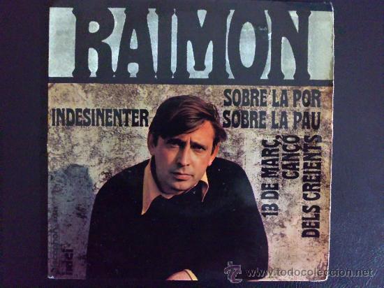 Discos de vinilo: RAIMON, SOBRE LA PAU. EP ESPA&Ntilde;A ORIGINAL - Foto 1