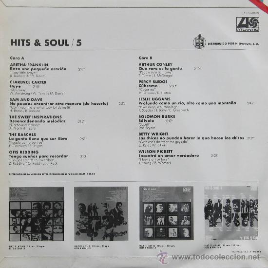 Discos de vinilo: Hist & Soul Vol. 5 Atlantic1968 - Foto 2