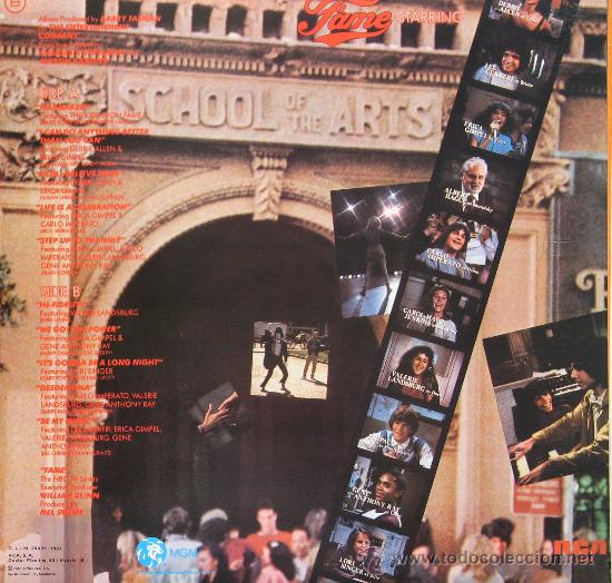 Discos de vinilo: Los Chicos de Fama B.S.O. = RCA	1982 - Foto 2