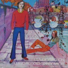 Discos de vinilo: CLAUDIO BAGLIONI - QUESTO PICOLO GRANDE AMORE. - RCA 1972. Lote 25632187