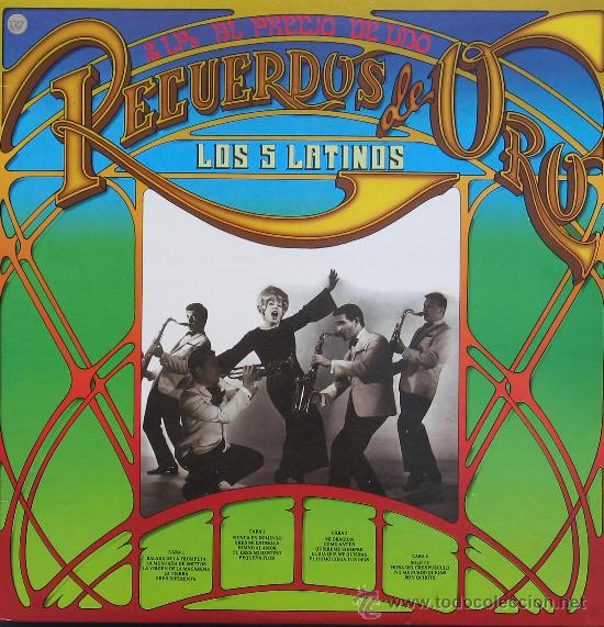 Discos de vinilo: Cinco Latinos, los - Doble LP - EPIC	-1981 - Foto 1