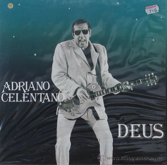 Discos de vinilo: Adrino Celentano - Deus - Ariola 1981 - Foto 2