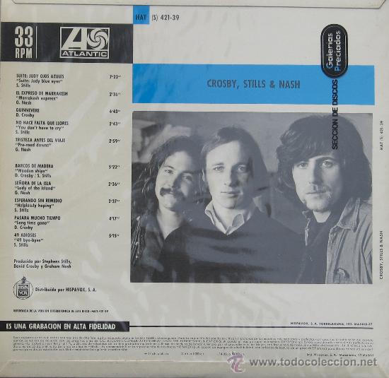 Discos de vinilo: Crosby, Stills and Nash	- Atlantic	1969 - Foto 2